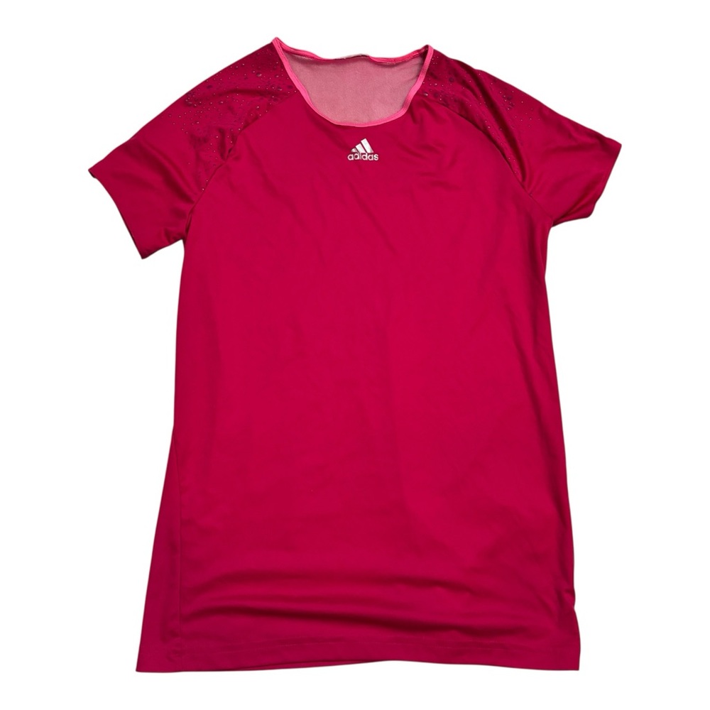 Adidas Fuchsia Performance Tee